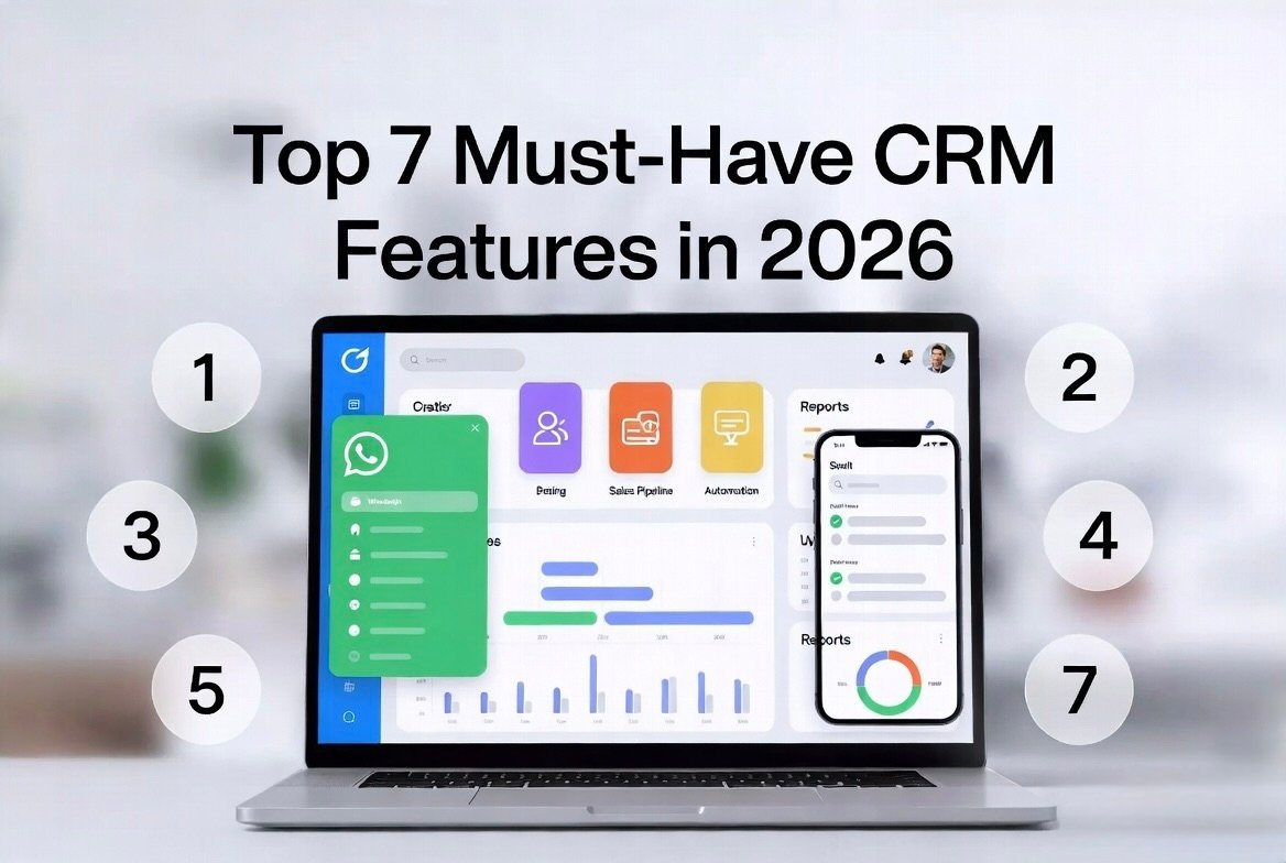 Top 7 Must-Have CRM Features Every Growing Business Needs in 2026